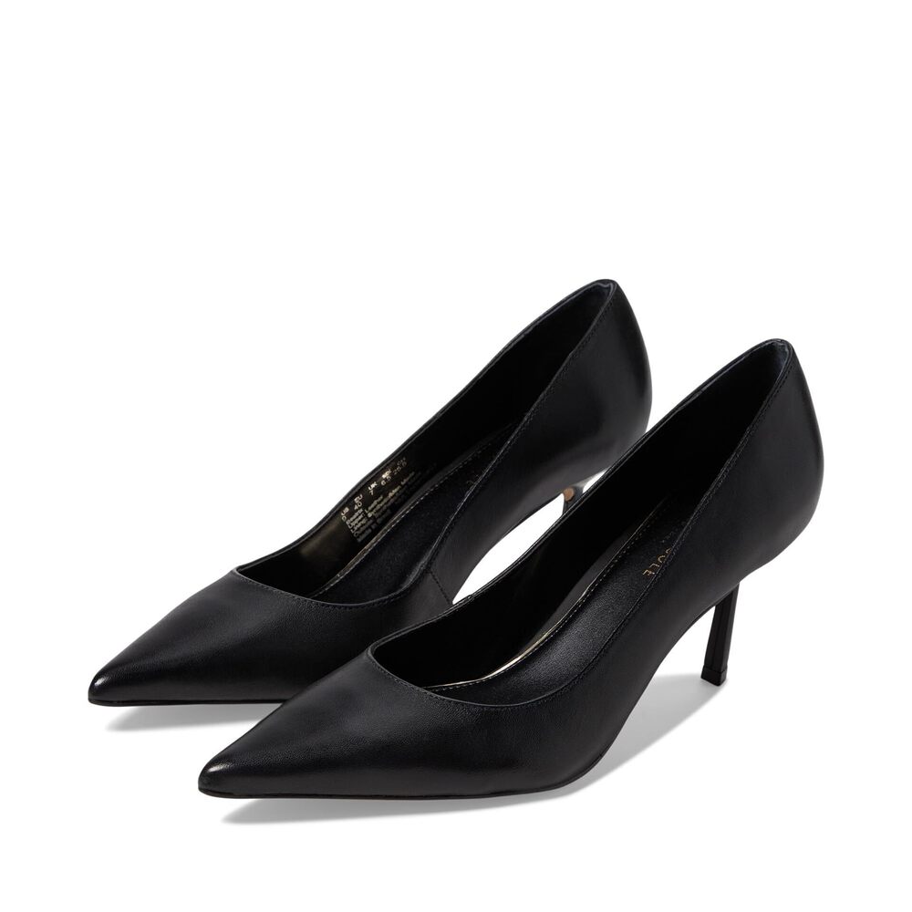Kenneth Cole Womens Beatrix Black Leather 8 Medium